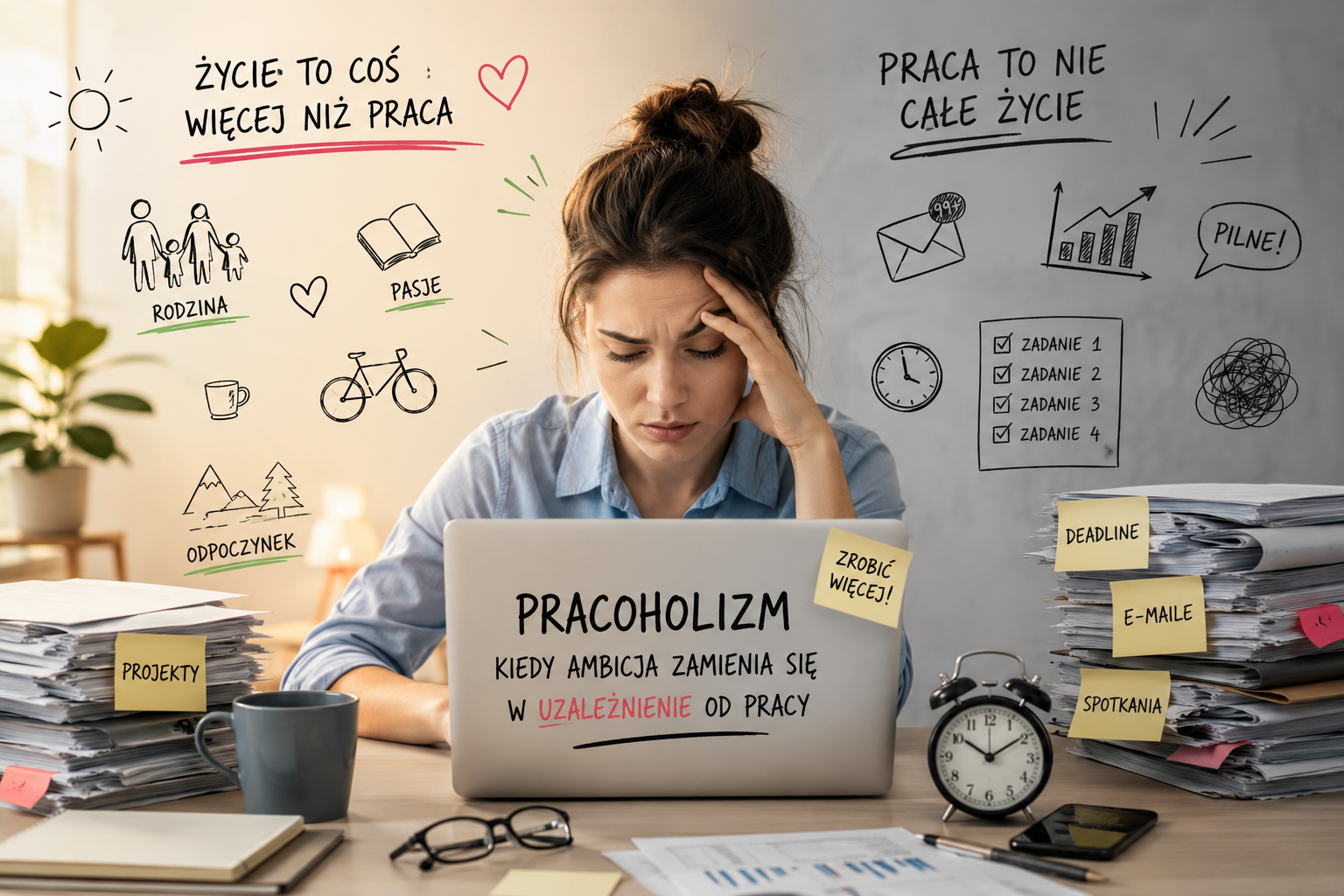 Pracoholizm. Kiedy ambicja zamienia się w uzależnienie od pracy? 10 sygnałów, których nie warto ignorować