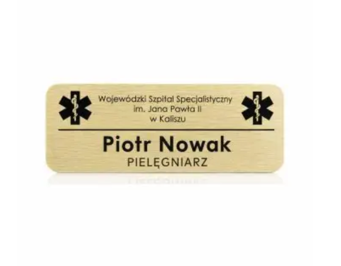 Identyfikator dla pielęgniarki – co powinien zawierać i jaki model wybrać?